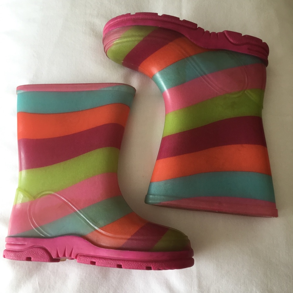 Toddler colorful rain boots